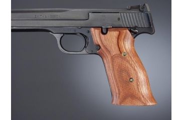 Image of Hogue S&amp;W 41 Rosewood laminate Checkered 41511