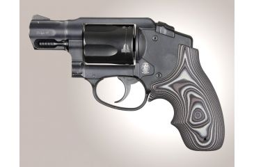 Image of Hogue S&amp;W Body Bantam Finger Groove Smooth G10, G-Mascus Black/Gray 61147