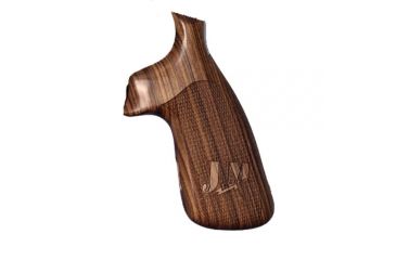 Image of Hogue S&amp;W Jerry Miculek Logo Series N-Frame Conversion Square Butt Grip, Pau Ferro, Checkered 190664