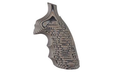 Image of Hogue S&amp;W K&amp;L Frame Square Butt Grip, Finger Grooves, Piranha, G10 - G-Mascus, Flat Dark Earth, 10737