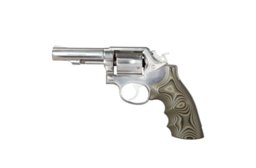 Image of Hogue S&amp;W K&amp;L Frame Square Butt Grip, Finger Grooves, Smooth, G10 - G-Mascus, Green Lava, 10168