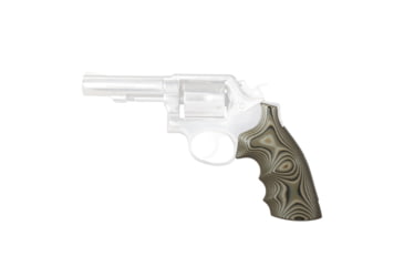 Image of Hogue S&amp;W K&amp;L Frame Square Butt Grip, Finger Grooves, Smooth, G10 - G-Mascus, Green Lava, 10168