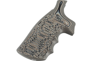 Image of Hogue S&amp;W N Frame Square Butt Grip, Finger Grooves, Piranha, G10 - G-Mascus, Flat Dark Earth, 29737