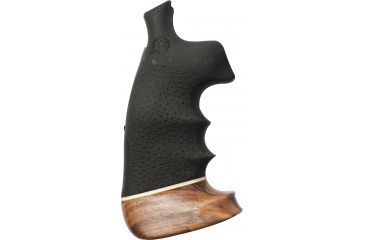 Image of Hogue S W N Round Butt Conversion Style Rubber Handgun Monogrip Wwood Big Butt 25006 1h Gu 25006