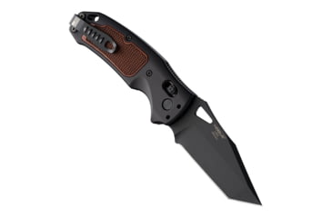 Image of Hogue Sig K320 AXG Classic Folding Knife, 3.5in, Black Cerekote Finish, CPM-S30V, Tanto, Black/Walnut Handle, 6061-T6 Hard-Anodized Aluminum Handle, 36367