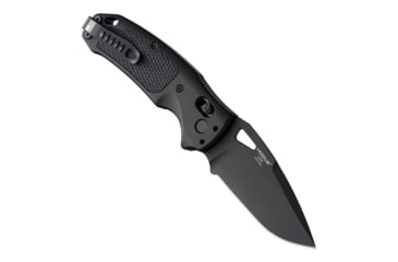 Image of Hogue Sig K320 AXG Pro Folding Knife, 3.5in, Black Cerekote Finish, CPM-S30V, Drop Point, Black Handle, 6061-T6 Hard-Anodized Aluminum Handle, 36374