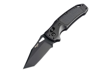 Image of Hogue Sig K320 AXG Pro Folding Knife, 3.5in, Black Cerekote Finish, CPM-S30V, Tanto, Black Handle, 6061-T6 Hard-Anodized Aluminum Handle, 36364