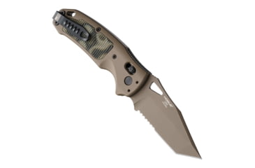 Image of Hogue Sig K320 AXG Scorpion Folding Knife, 3.5in, FDE Cerekote Finish, CPM-S30V, Tanto, FDE Handle, 6061-T6 Hard-Anodized Aluminum Handle, 36368