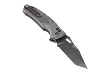 Image of Hogue Sig K320 Tactical Folding Knife, 3.5in, Black Finish, CPM-S30V, Tanto, Gray Handle, Polyamide Nylon 12 Handle, 36362