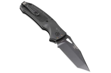 Image of Hogue Sig K320A Automatic Folding Knife, 3.5in, CPM S30V Stainless, Tanto Blade, Black Cerakote, Black Polymer Handle, 36320