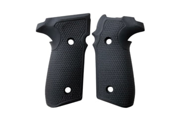 Image of Hogue SIG Sauer P229 Contour Classic Inverse Checkered G10 Grip, Solid Black, 30159