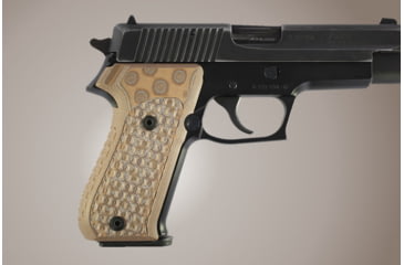 Image of Hogue SIG Sauer P220 American Chain Link G-10 - G-Mascus Tan 20117-TAN