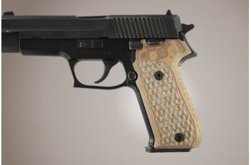 Image of Hogue SIG Sauer P220 American Chain Link G-10 - G-Mascus Tan 20117-TAN