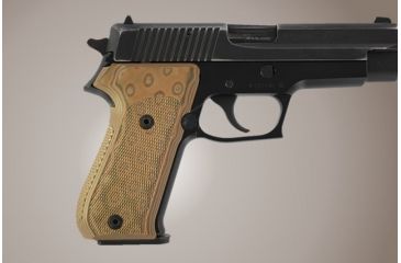 Image of Hogue SIG Sauer P220 American Checkered G-10 - G-Mascus Tan 20177-TAN