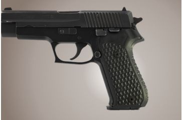 Image of Hogue SIG Sauer P220 American Chain Link G-10 - Solid Black 20119