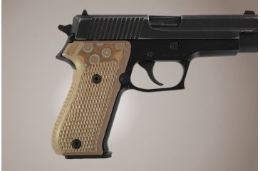 Image of Hogue SIG Sauer P220 American Piranha Grip G-10 - G-Mascus Tan 20137-TAN
