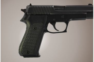 Image of Hogue SIG Sauer P220 American Piranha Grip G-10 - Solid Black 20139