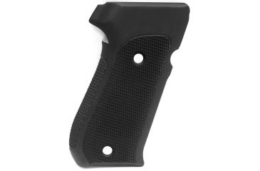 Image of Hogue SIG Sauer P220 American Checkered Aluminum Grip - Matte Black Anodized 20170