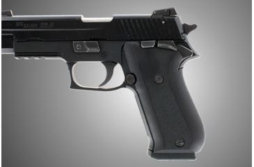 Image of Hogue Sig Sauer P220 Handgun Grip Sao American G 10 Black 21149 1h Gu 21149
