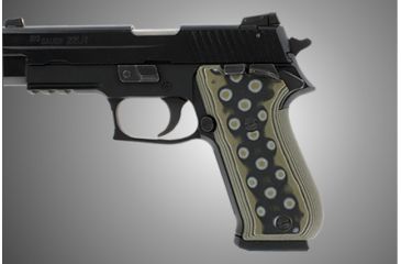 Image of Hogue Sig Sauer P220 Handgun Grip Sao American G 10 Od Green Camo 21148 1h Gu 21148