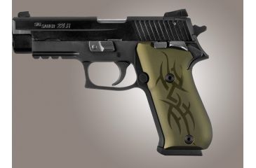 Image of Hogue SIG Sauer P220 SAO American Tribal Aluminum - Green Anodized 21101