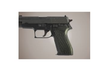 Image of Hogue SIG Sauer P225 Checkered G-10 - Black 27179