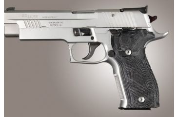 Image of HOGUE SIG Sauer P226 DA/SA Allround Checkered G10, G-Mascus Black, Black 23759