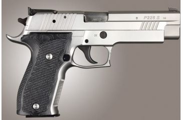 Image of HOGUE SIG Sauer P226 DA/SA Allround Piranha Grip G10, G-Mascus Black, Black 23729