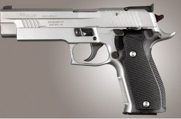 Image of HOGUE SIG Sauer P226 DA/SA Allround Piranha Grip G10, Solid Black, Black 23129