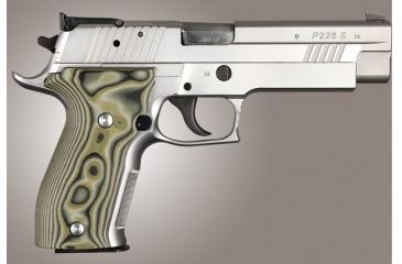 Image of HOGUE SIG Sauer P226 DA/SA Allround Smooth G10, G-Mascus Green, Green 23148