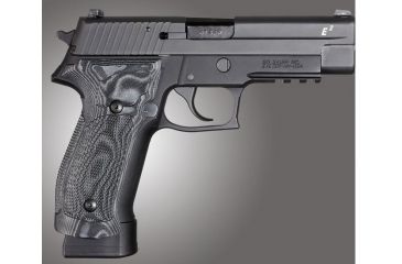 Image of HOGUE SIG Sauer P226 DA/SA Magrip Checkered G10, G-Mascus Black, Black 23779