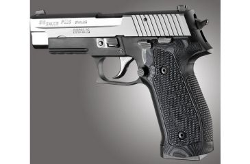 Image of HOGUE SIG Sauer P226 DA/SA Magrip Piranha Grip G10, G-Mascus Black, Black 23739