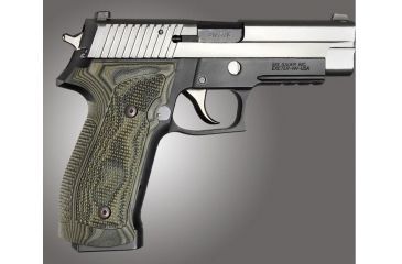 Image of HOGUE SIG Sauer P226 DA/SA Magrip Piranha Grip G10, G-Mascus Green, Green 23138