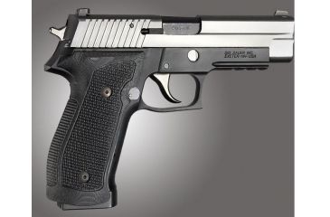 Image of HOGUE SIG Sauer P226 DA/SA Magrip Piranha Grip G10, Solid Black, Black 23139