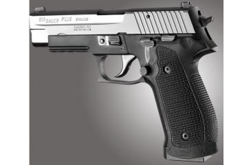 Image of HOGUE SIG Sauer P226 DA/SA Magrip Piranha Grip G10, Solid Black, Black 23139