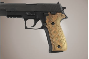 Image of Hogue SIG Sauer P226 Checkered G-10 - G-Mascus Tan 26177-TAN
