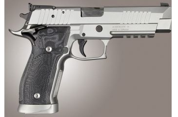Image of HOGUE SIG Sauer P226 SAO X5 X6 Checkered G10, G-Mascus Black, Black 33779