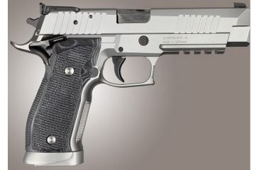Image of HOGUE SIG Sauer P226 SAO X5 X6 Piranha Grip G10, G-Mascus Black, Black 33739