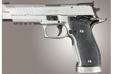 Image of HOGUE SIG Sauer P226 SAO X5 X6 Piranha Grip G10, G-Mascus Black, Black 33739