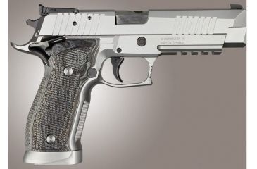 Image of HOGUE SIG Sauer P226 SAO X5 X6 Piranha Grip G10, G-Mascus Black/Gray, Black/Grey 33137