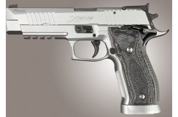 Image of HOGUE SIG Sauer P226 SAO X5 X6 Piranha Grip G10, G-Mascus Black/Gray, Black/Grey 33137