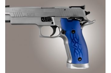 Image of Hogue SIG Sauer P226 SAO X5 X6 Tribal Aluminum - Blue Anodize 27103