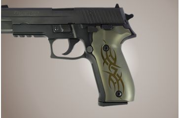 Image of Hogue Sig Sauer P226 Tribal Aluminum Green Anodized 26111