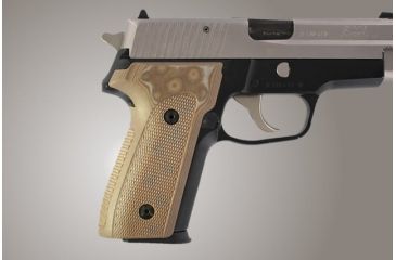 Image of Hogue SIG Sauer P228 P229 Checkered G-10 - G-Mascus Tan 28177-TAN