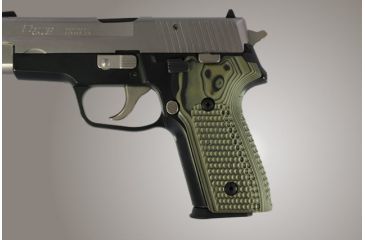 Image of Hogue SIG Sauer P228 P229 Piranha Grip G-10 - G-Mascus Green 28138