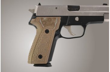 Image of Hogue SIG Sauer P228 P229 Piranha Grip G-10 - G-Mascus Tan 28137-TAN