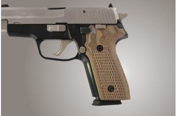 Image of Hogue SIG Sauer P228 P229 Piranha Grip G-10 - G-Mascus Tan 28137-TAN