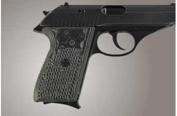 Image of Hogue SIG Sauer P230 P232 Piranha Grip G-10 - G-Mascus Black/Gray 30137-BLKGRY