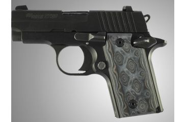Image of Hogue SIG Sauer P238 G-10 - G-Mascus Black/Gray 38167-BLKGRY