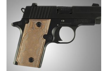 Image of Hogue SIG Sauer P238 Checkered G-10 - G-Mascus Tan 38177-TAN